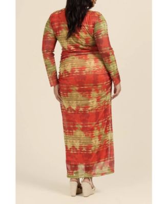 Women's Tye Dye Midi Dress