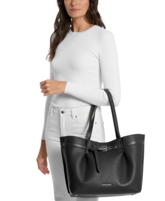 Emilia Large East West Center Zip Tote Bag