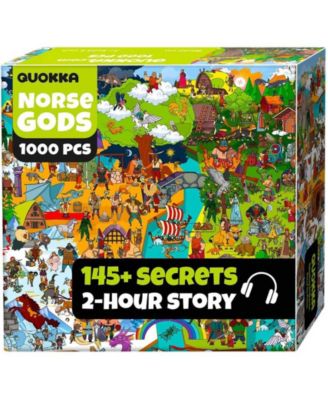 1000 Piece Puzzle for Adults Ancient Myths and Legends with Secret Tasks & Audio Story