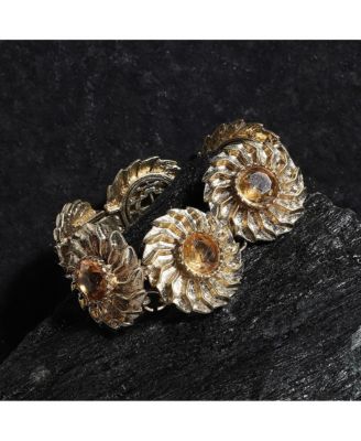 Women's Sunflower Tennis Bracelet