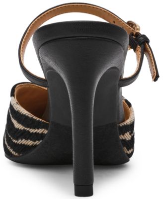 Women's Elleganza Buckle Strap Two Piece Pumps