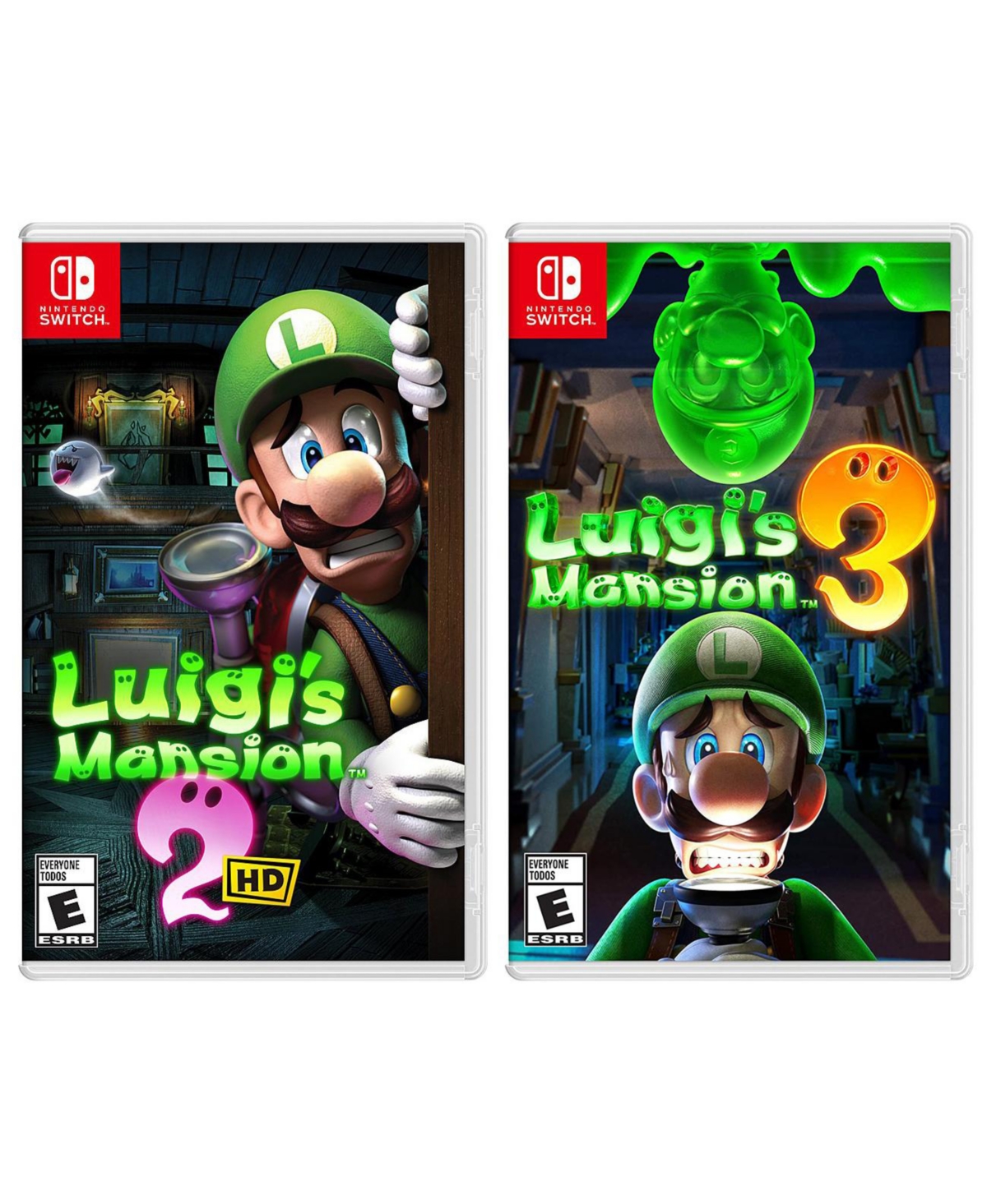 Nintendo Luigi s Mansion 2 Hd and Luigi s Mansion 3 Bundle