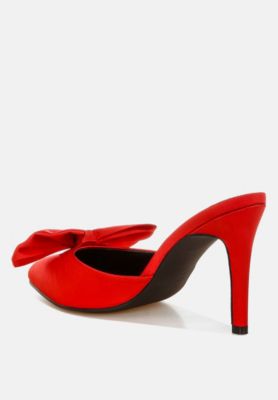 Women's Sidonie Bow Detail Stiletto Mules