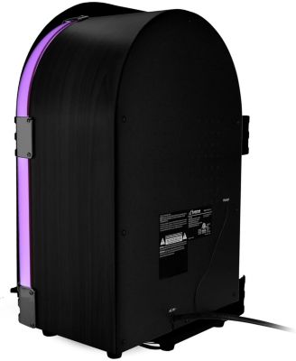 WILSHIRE Desktop Bluetooth LED Jukebox Speaker with FM Radio - Black