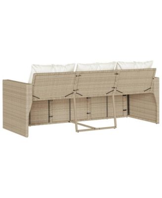 Garden Sofa Beige, Cream White