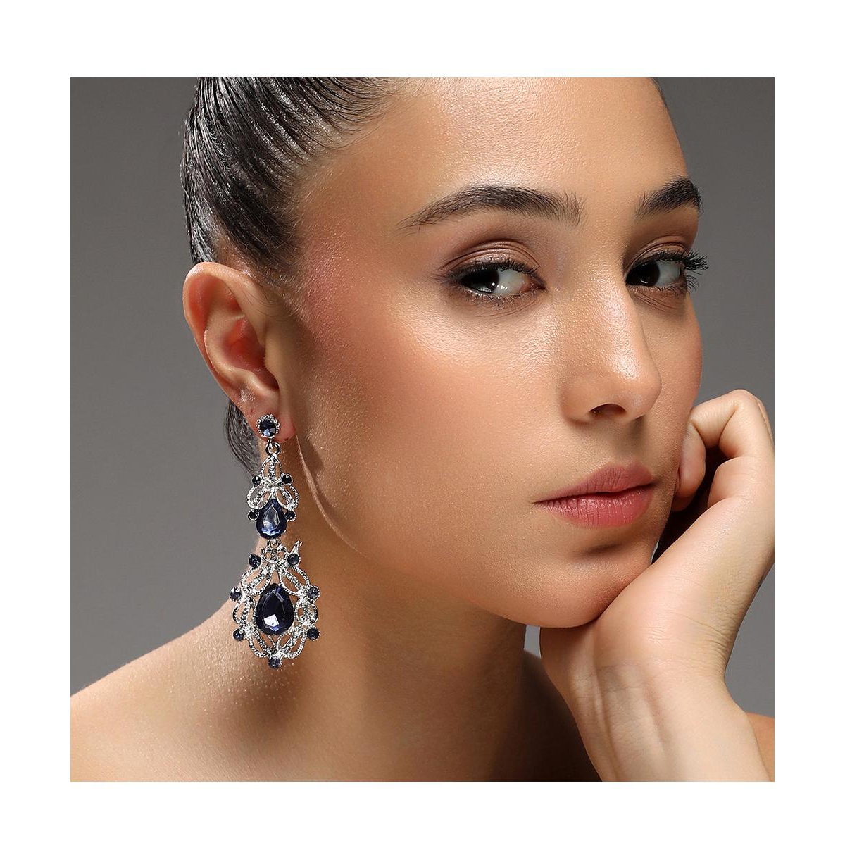 Sohi Women's Regal Drop Earrings In Multi