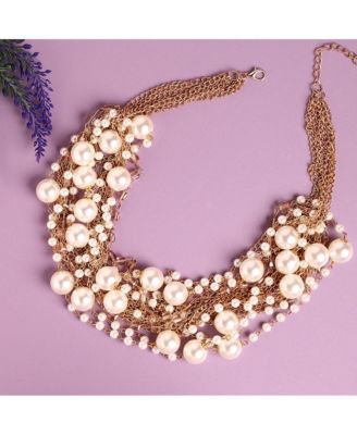 Pellet-Cluster Statement Necklace