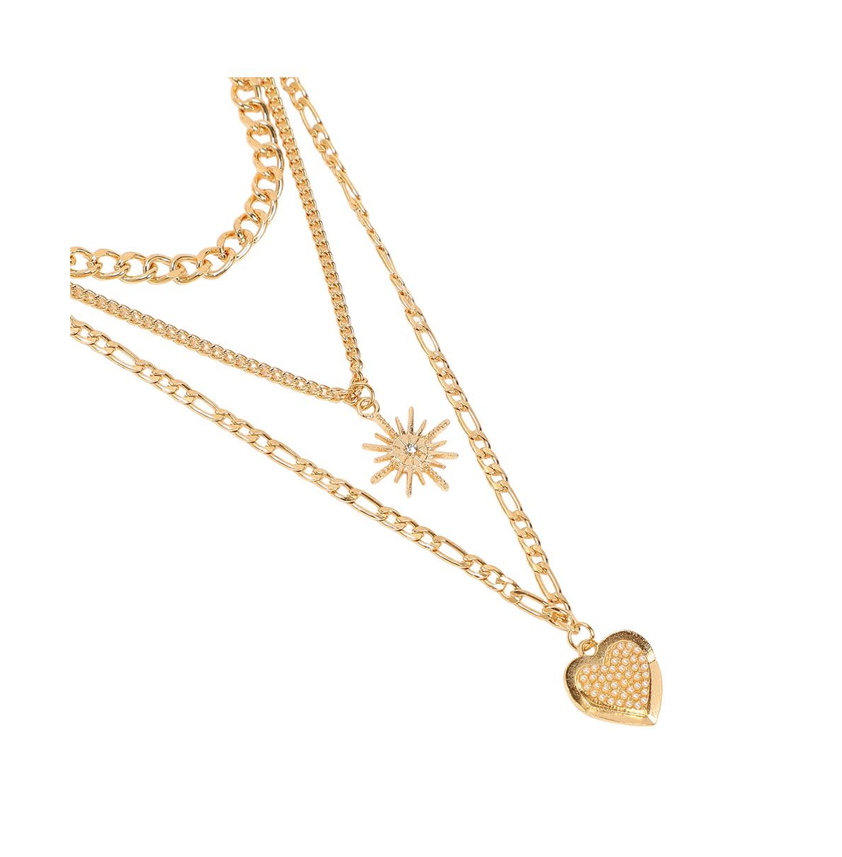 Sohi Women's The Ellie Multi-Layer Necklace