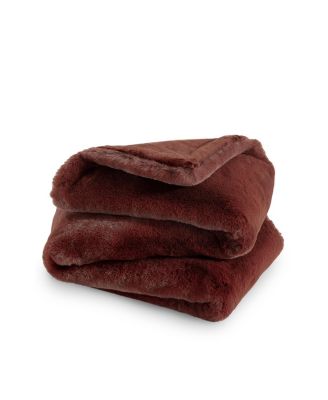 Faux Fur Throw, 47" x 60"