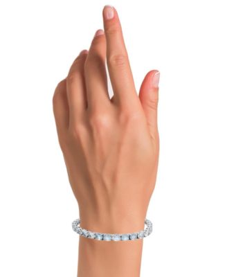 Oval Aquamarine Bracelet (10.20 ct. t.w.) in Sterling Silver