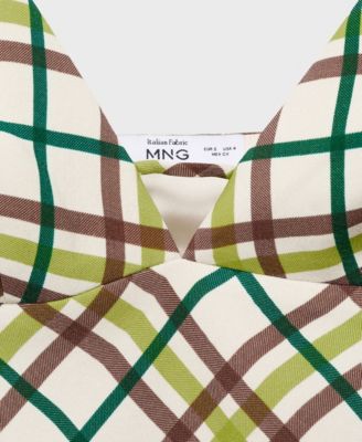 Women's Check Short Dress