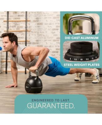 Adjustable Kettlebell Weight Set – 22.5 lb 7-in-1 Quick-Select Strength Training Kettlebell, Compact Space-Saving Home Gym Design