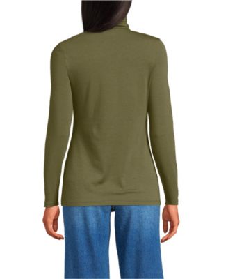 Women's Tall Lightweight Jersey Long Sleeve Turtleneck