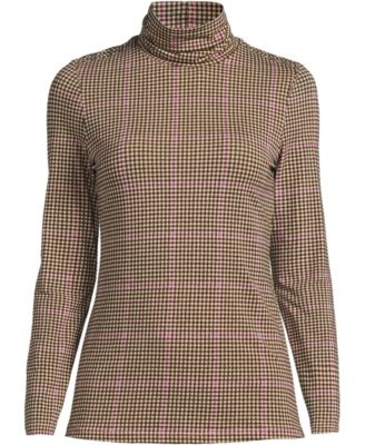 Women's Tall Lightweight Jersey Long Sleeve Turtleneck