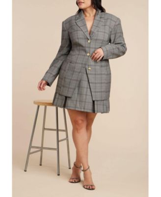 Women's Nipped Waist Blazer With Back Adjuster