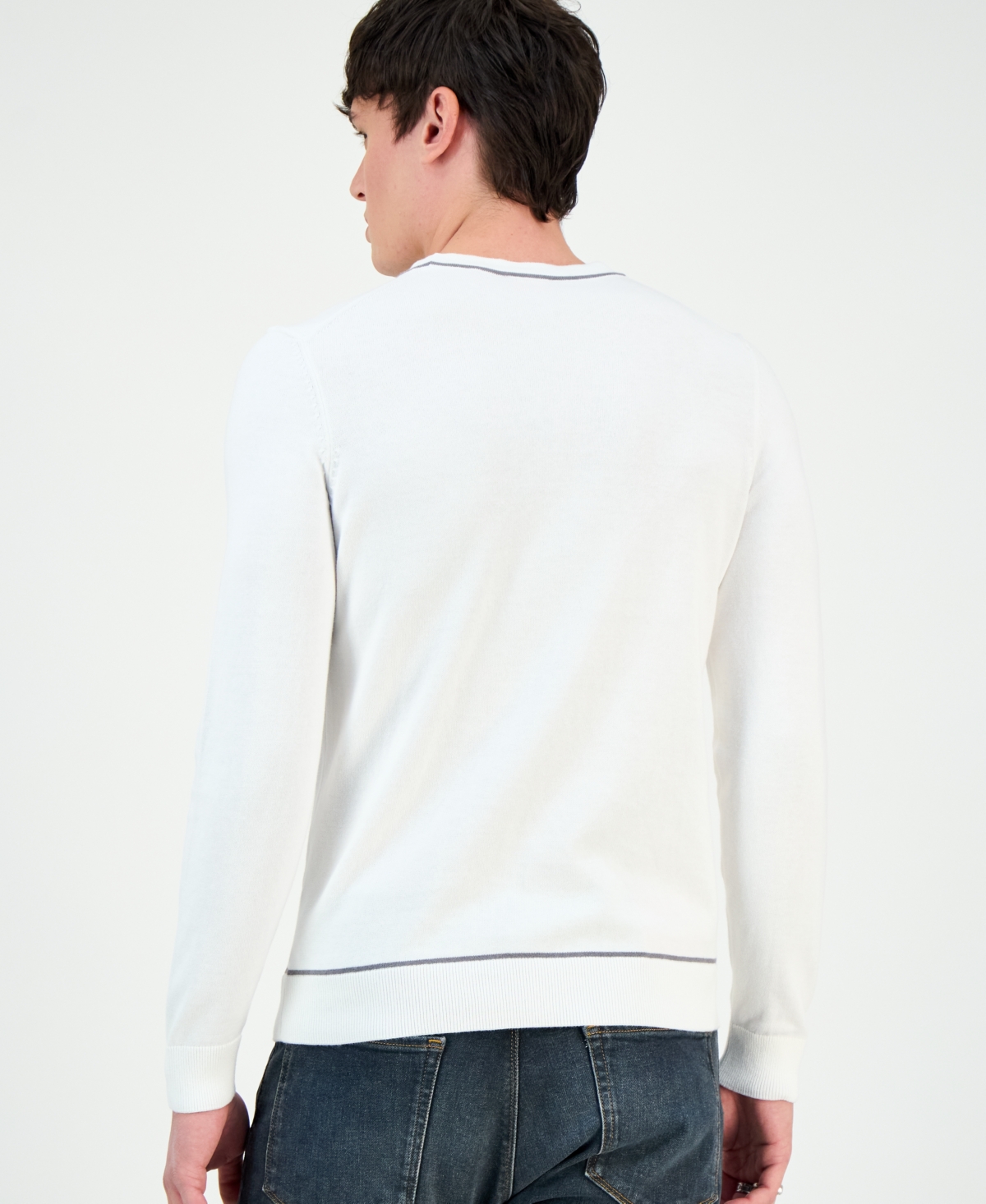 Hugo Boss Men's San Cassius Long Sleeve Crewneck Sweater