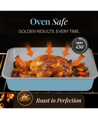 6-Piece Nonstick Stackable Nesting Bakeware Set