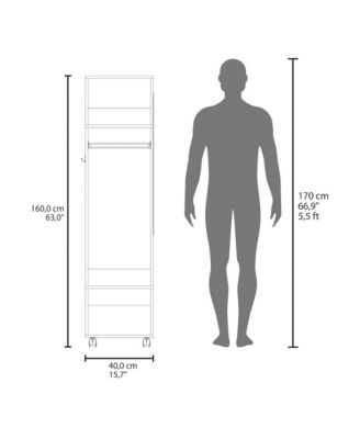 Wardrobe Devon, Bedroom, Black