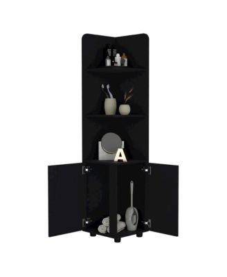 Freestanding Cabinet Kairatu , Bathroom, Black