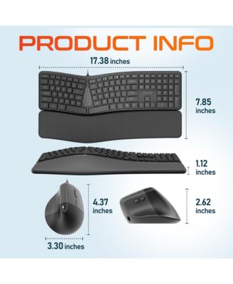 USB KB250 Ergo Keyboard and S38