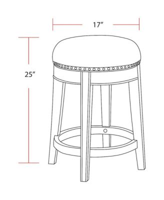 Parker House Sundance - Smokey Grey Swivel Stool