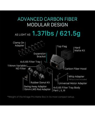Mirage Pro Matte Box Base Kit, Black