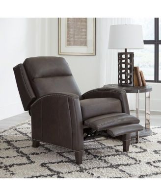 Vermont - Slate Noire Manual Pushback Recliner