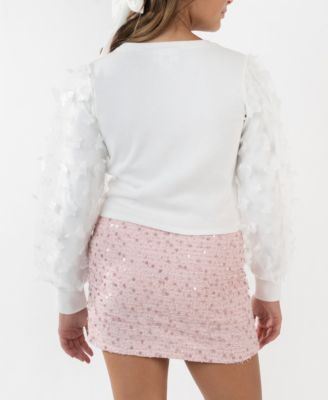 Girls' 7-12 Top and Skirt, 2-Piece Set