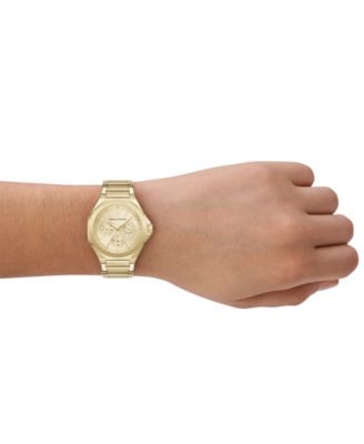Armani Exchange Women's Multifunction Gold-Tone Stainless Steel Watch, 36mm