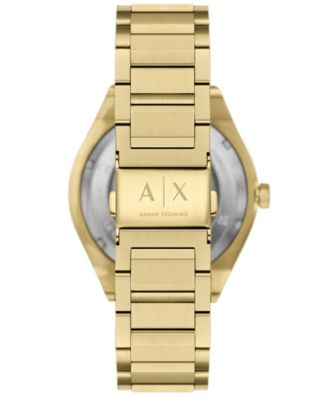 Armani Exchange Men's Sync Automatic Gold-Tone Stainless Steel Watch, 44mm