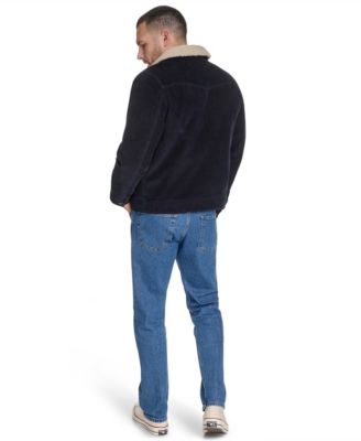 Men's Corduroy Trucker with Sherpa Collar Jacket