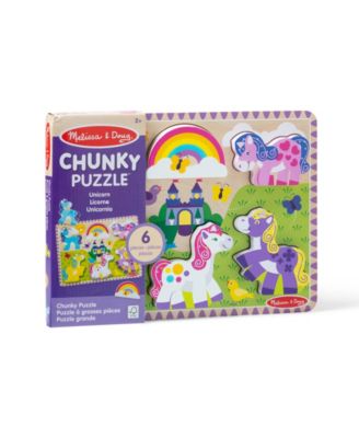 Melissa & Doug Unicorn Chunky Puzzle