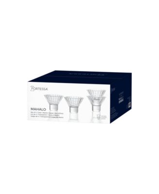 Mahalo Martini Glasses, Set of 4