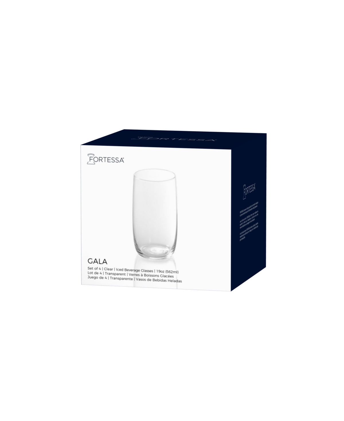 Fortessa Gala Iced Beverage Glasses, Set Of 4 In Transparent