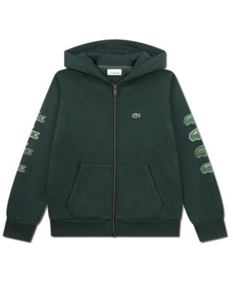 Boys' 8-20 Graphic Logo Print Full-Zip Hoodie
