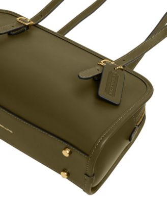 Swing Zip Small Leather Shoulder Bag