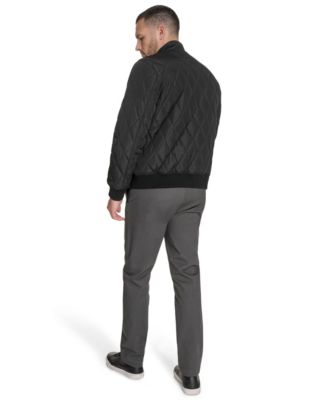 Men's Quilted Bomber Jacket