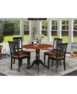 5 PC Kitchen Table set-Dining Table and 4 Kitchen Chairs