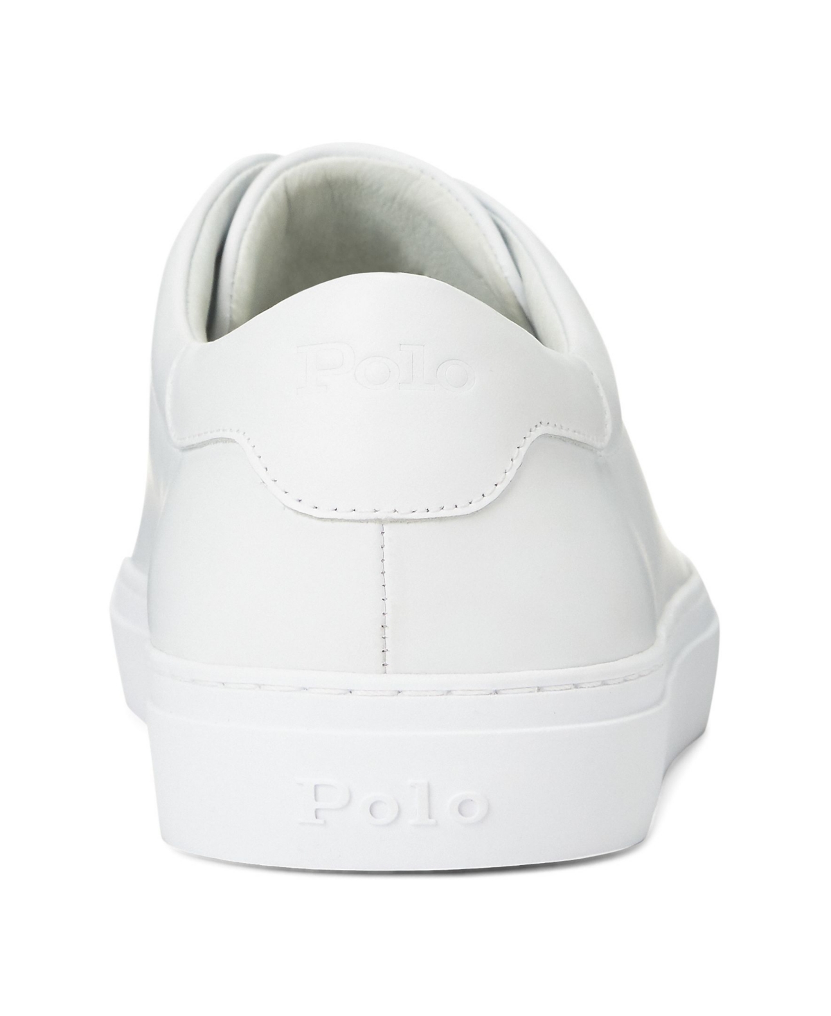 Polo Ralph Lauren Men's Jermain Leather Sneaker In White