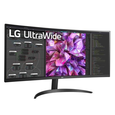 34WQ60C-B 34" 21:9 UltraWide QHD Curved IPS LCD HDR Monitor