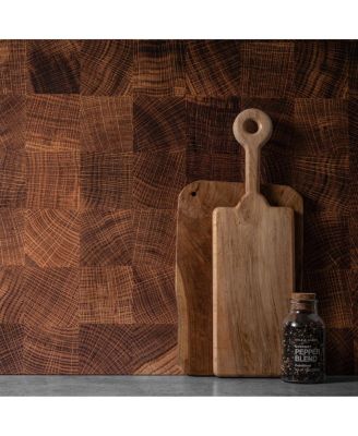 Duo Board - 24x24" Double Sided Surface Board, Aged Cutting Board/Butchers Board