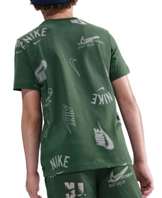 Big Kids Sportswear Printed Cotton T-Shirt