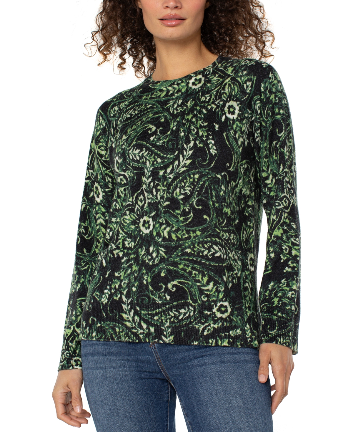 Liverpool Los Angeles Women's Printed Long Sleeves Sweater