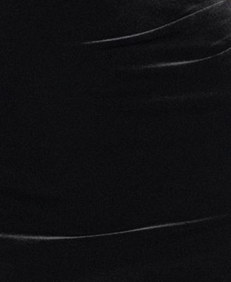 Women's Boat Neck Velvet Formal Dress