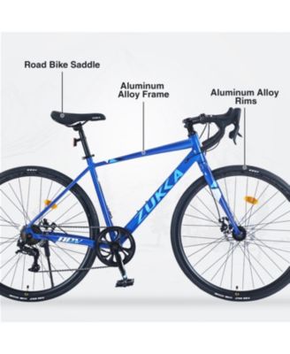 700C Road Bike, 7 Speed Road Bike, for Men Women, Aluminum Alloy Frame