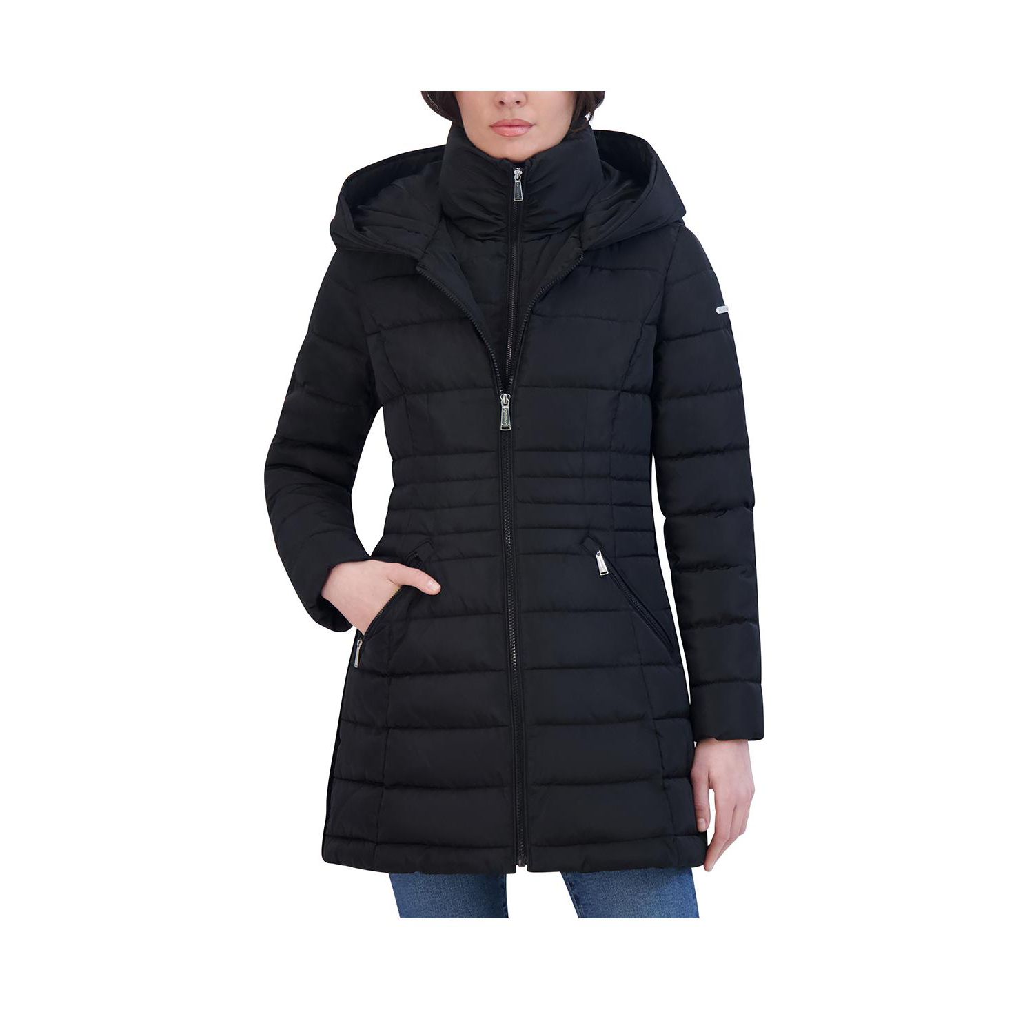 Women's Laundry By Shelli Sega Fitted Puffer Coat
