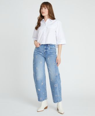 Driftwood - Women's Elaine x Gilded Garden Barrel Jeans