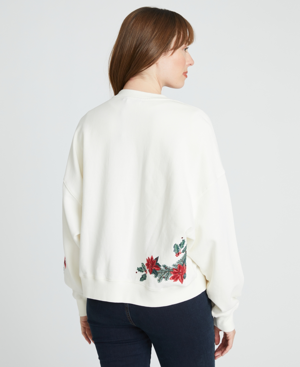 Driftwood Women's Teddy X Happy Holly Crew Neck Sweatshirt