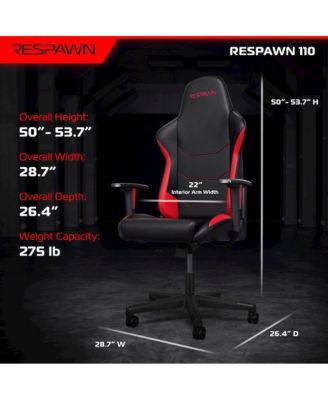 Racing Style High Back PC Computer Desk Office Chair - Red