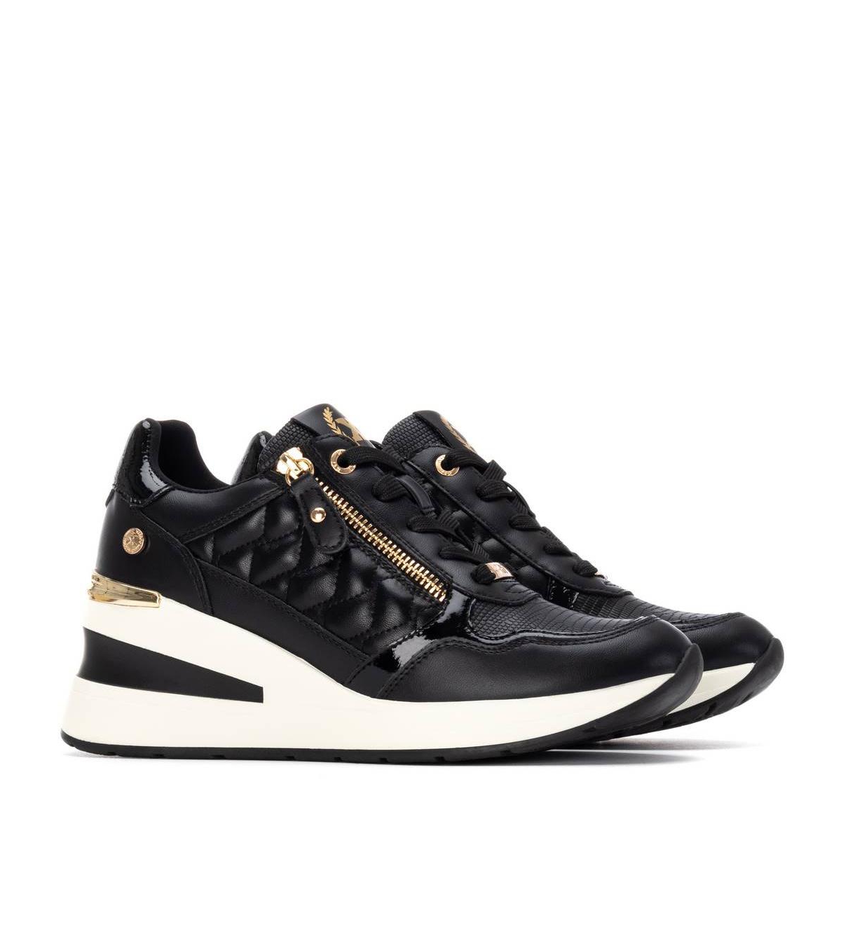 Xti Women's Quilted Wedge Sneakers By